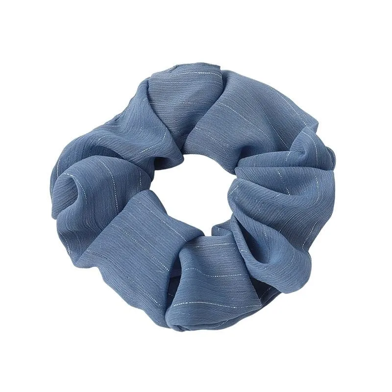 SOHO Jinn Scrunchie – Blau mit Glitzer