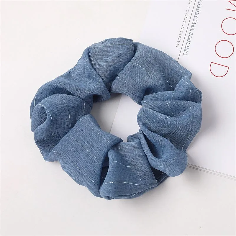 SOHO Jinn Scrunchie – Blau mit Glitzer