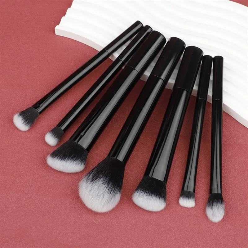 Technique PRO Chic Make-up-Pinselset, 7-tlg. - Schwarz