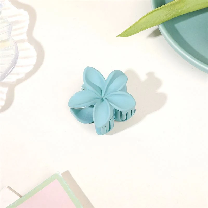 Mini-Haarspangen – SOHO Moana Blüten-Design – Blau, 4er Pack