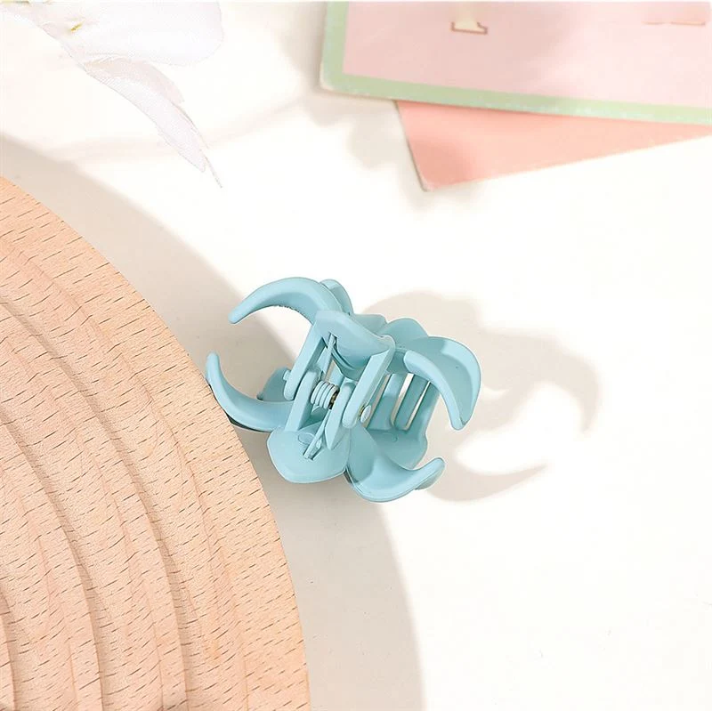 Mini-Haarspangen – SOHO Moana Blüten-Design – Blau, 4er Pack