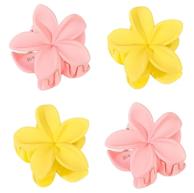 Mini Haarspangen – SOHO Moana Gelb & rosa 4er Pack