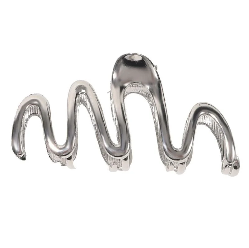 Haarspange SOHO Malik – Metall Silber im Wellen-Design