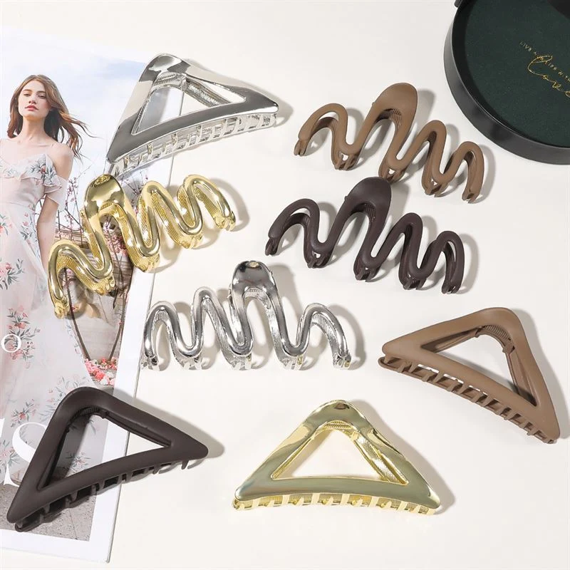 Haarspange SOHO Malik – Metall Silber im Wellen-Design