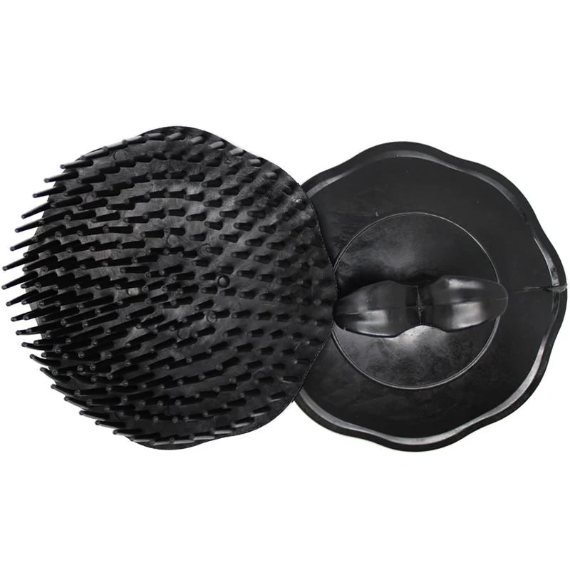 Kopfhautbürste für Shampoo und trockenes Haar von TBC, Schwarz