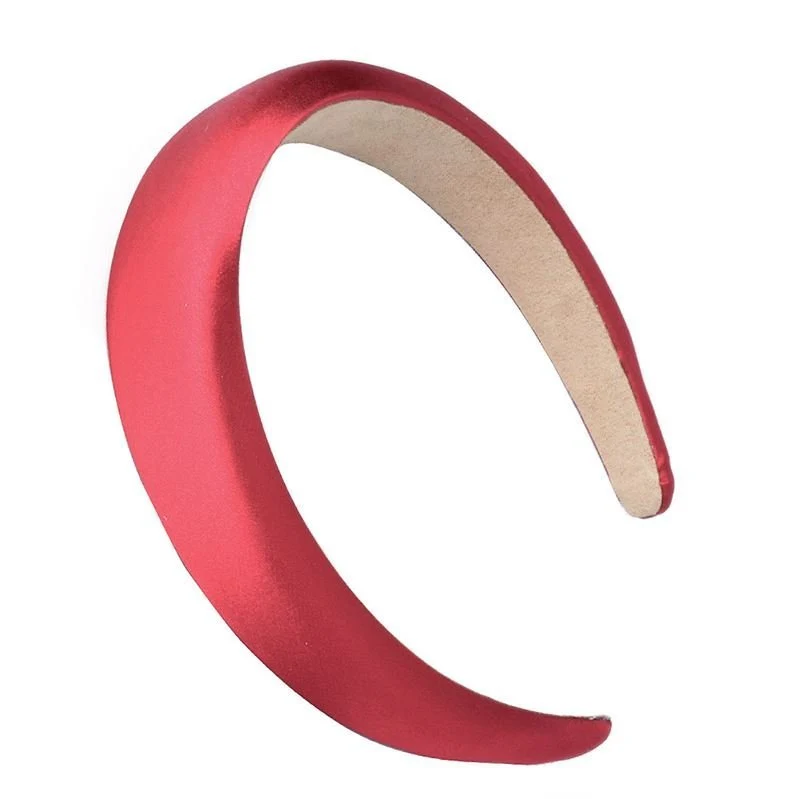 Haarreif aus Satin – SOHO Rot