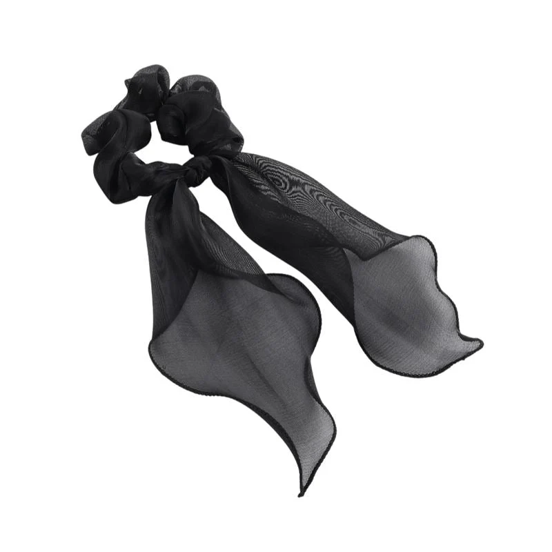 SOHO Ajni Scrunchie mit Schal - Schwarz