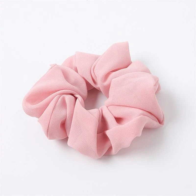 SOHO Nada Scrunchie – pink aus Chiffon