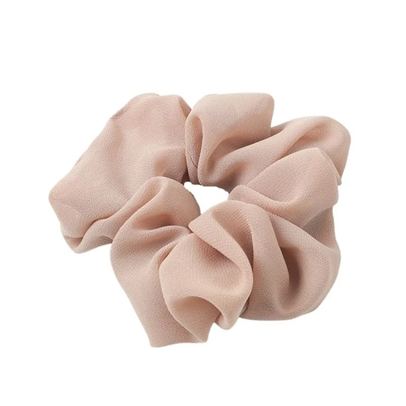 SOHO Scrunchie – beige aus Chiffon
