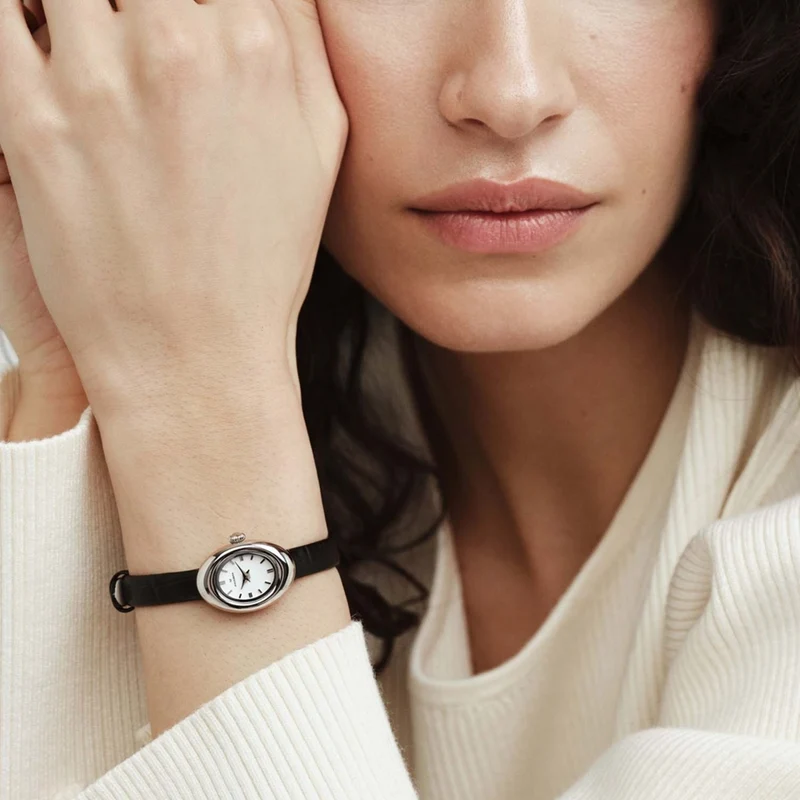Mockberg Belle Oval Petite Leather Women's Watch MB1413