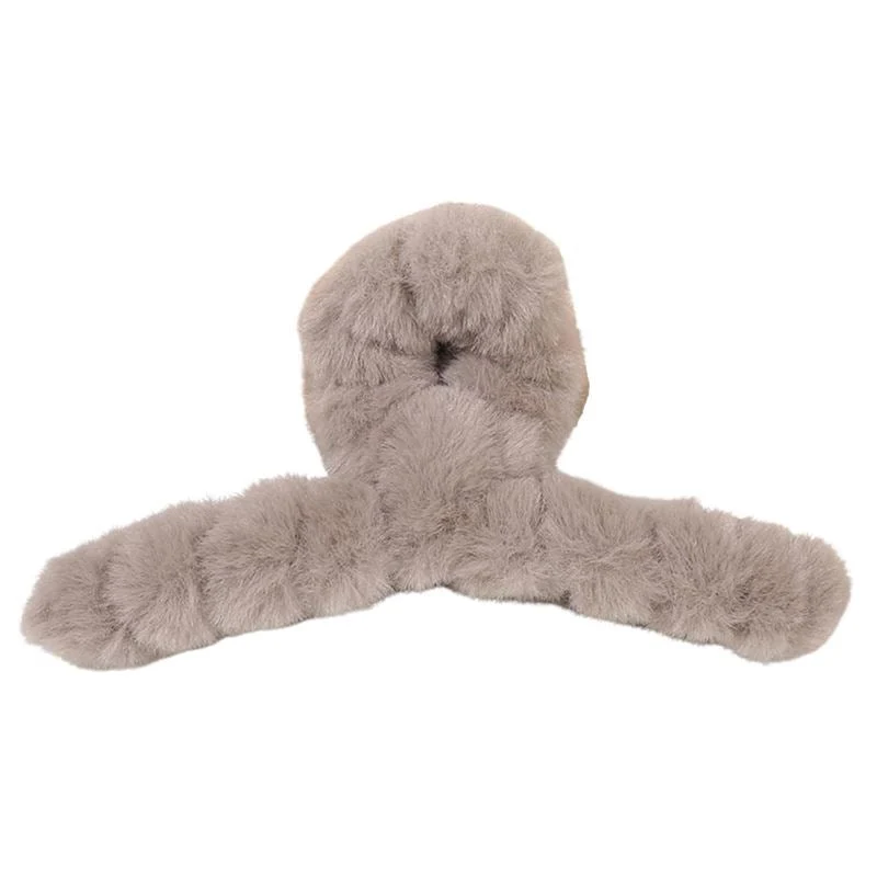 Haarspange SOHO Coco – Plüsch Aschgrau