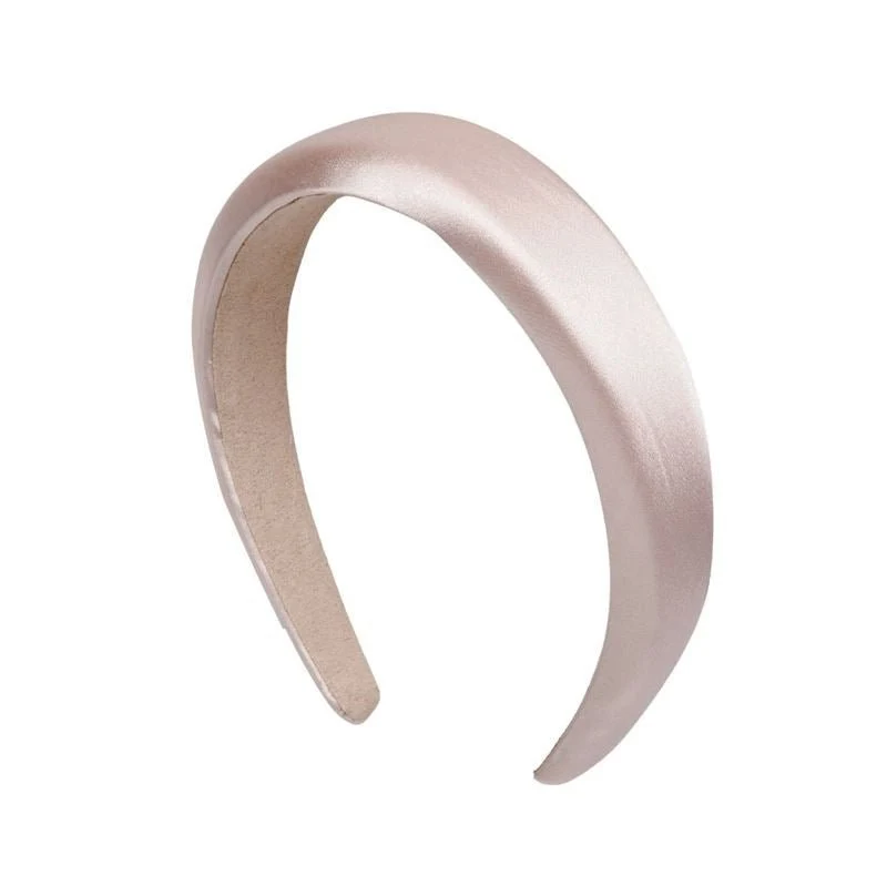Haarreif aus Satin – beige – SOHO