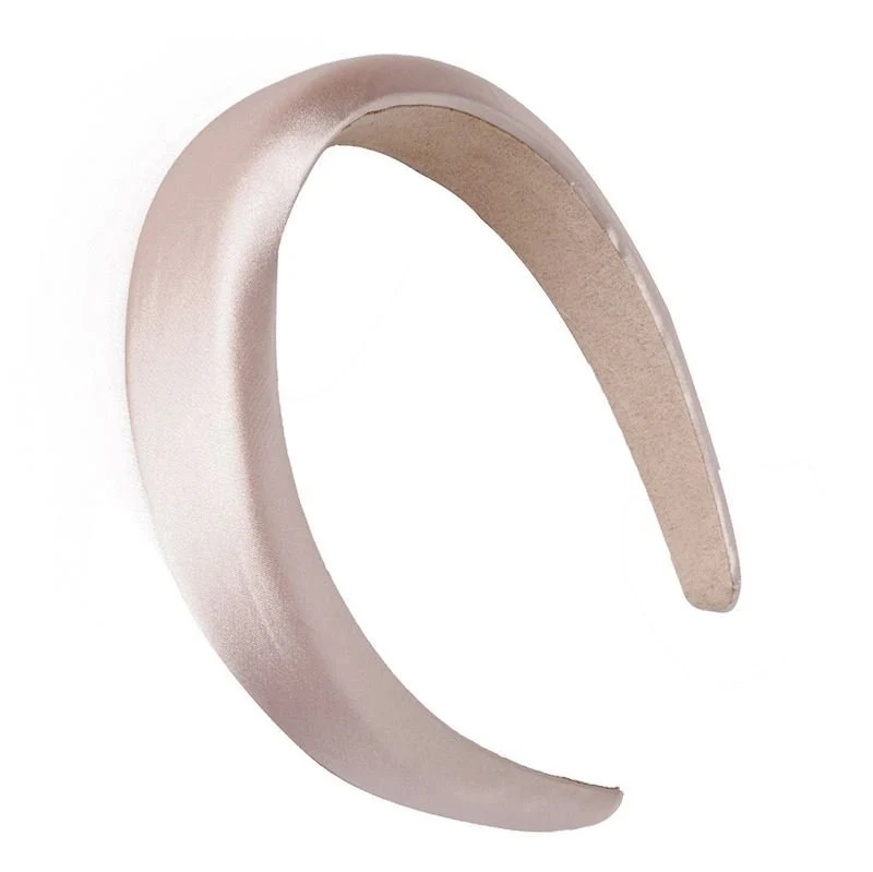 Haarreif aus Satin – beige – SOHO