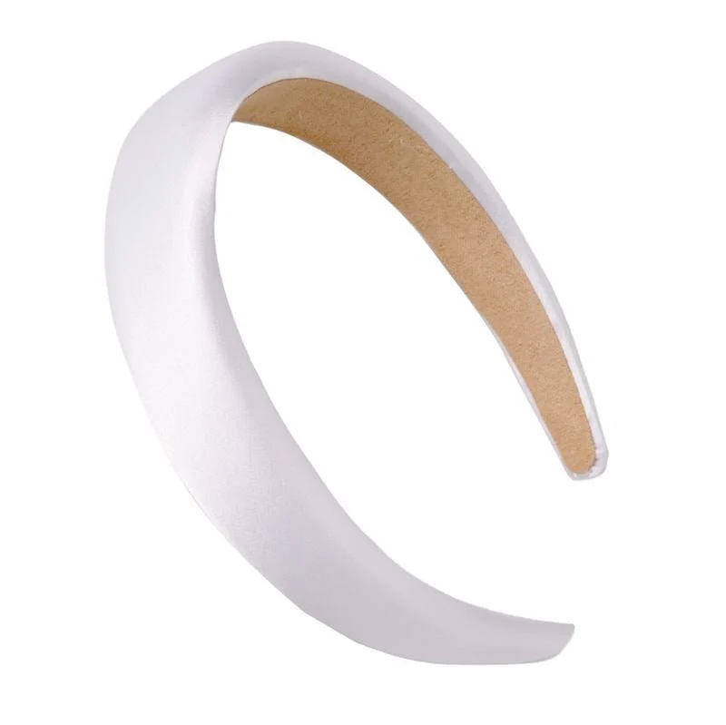 SOHO Satin Haarreif – Weiß