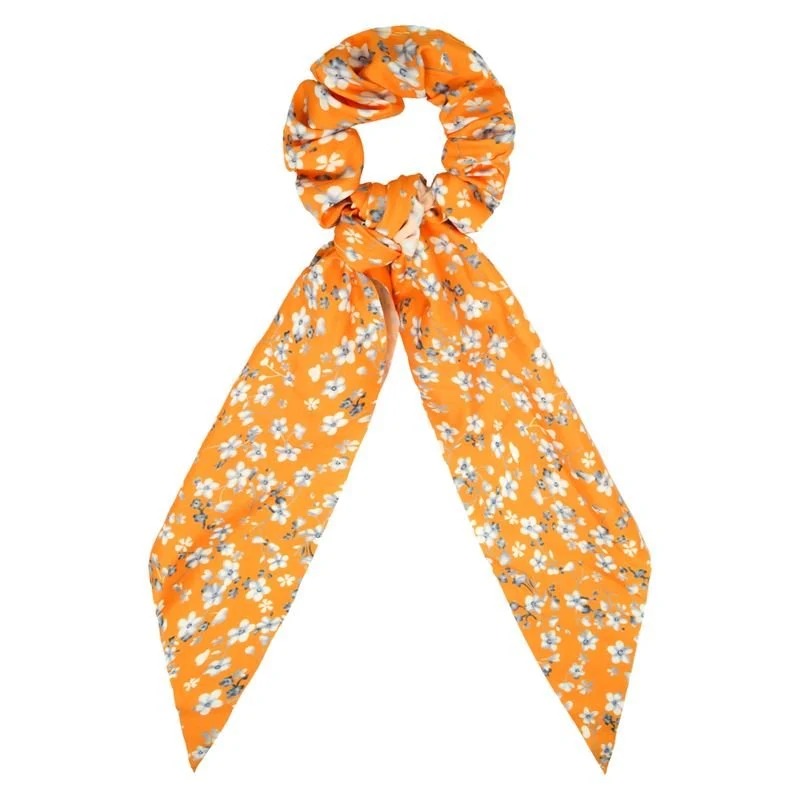 SOHO Scrunchie mit Tuch – orange