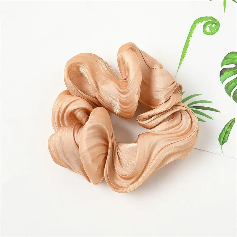 Scrunchie – SOHO Bine – Sepia Braun aus Satin
