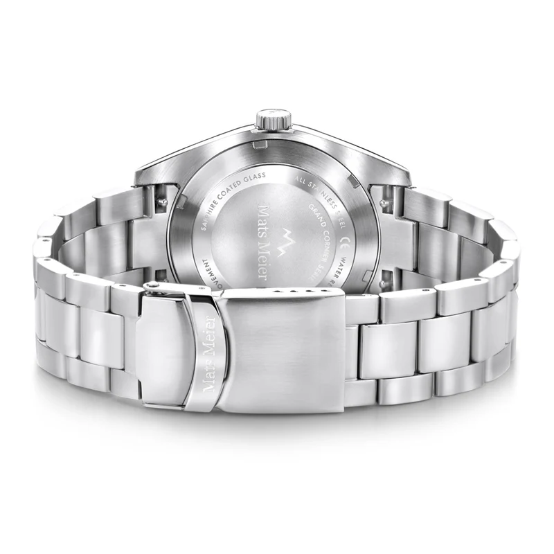 Mats Meier Grand Cornier herren Uhr Silber MM00514