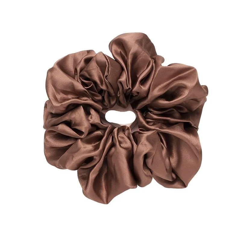 SOHO Riva XL Scrunchie – Dunkelbraun