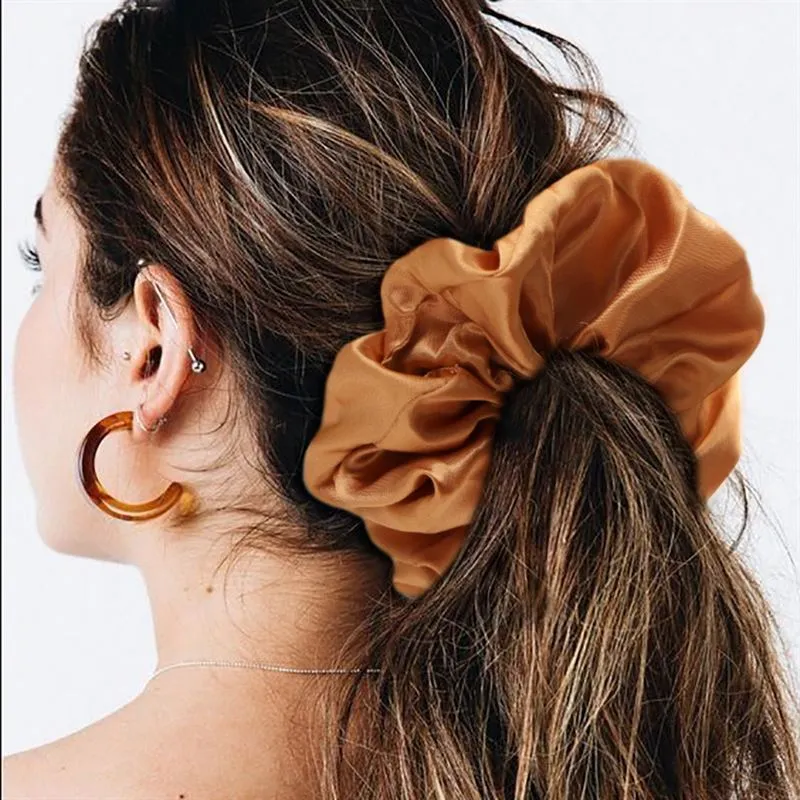 SOHO Riva XL Scrunchie – Dunkelbraun