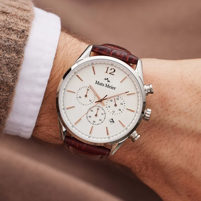 Mats Meier Grand Cornier herren Uhr Braun MM00105