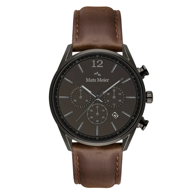 Mats Meier Grand Cornier herren Uhr Braun MM00104