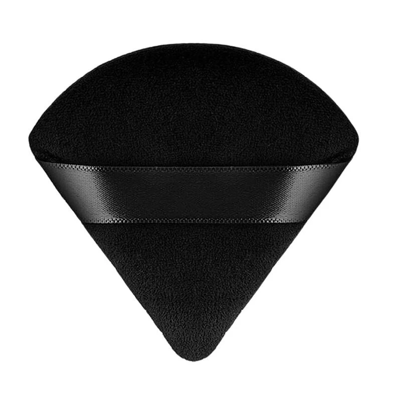 Puderquasten in Dreiecksform von Technique PRO, Schwarz, 6 Stück