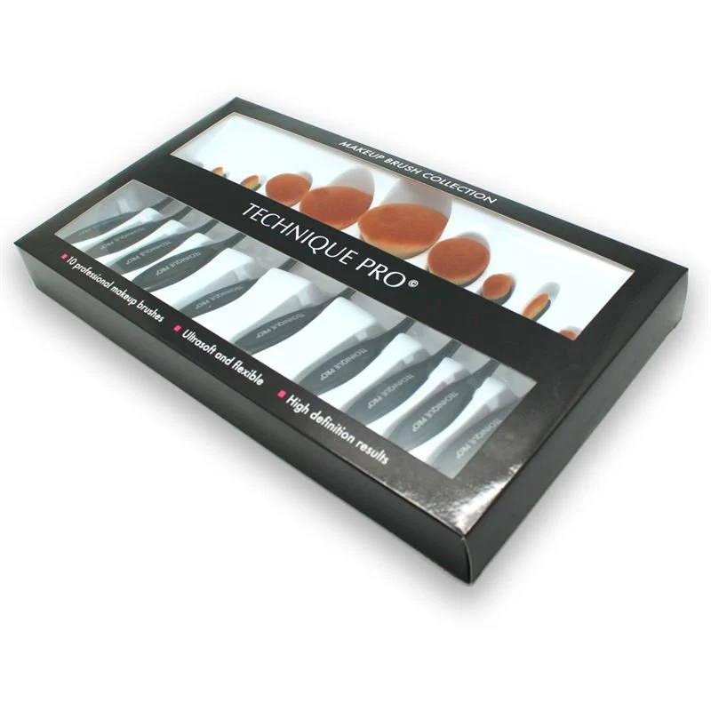 Technique PRO Ovale Pinsel für Make-up - 10 Sets