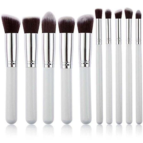 Technique PRO Make-up Pinsel Set – silberfarben Edition – 10er Pack
