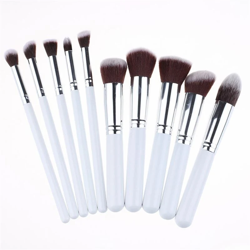 Technique PRO Make-up Pinsel Set – silberfarben Edition – 10er Pack