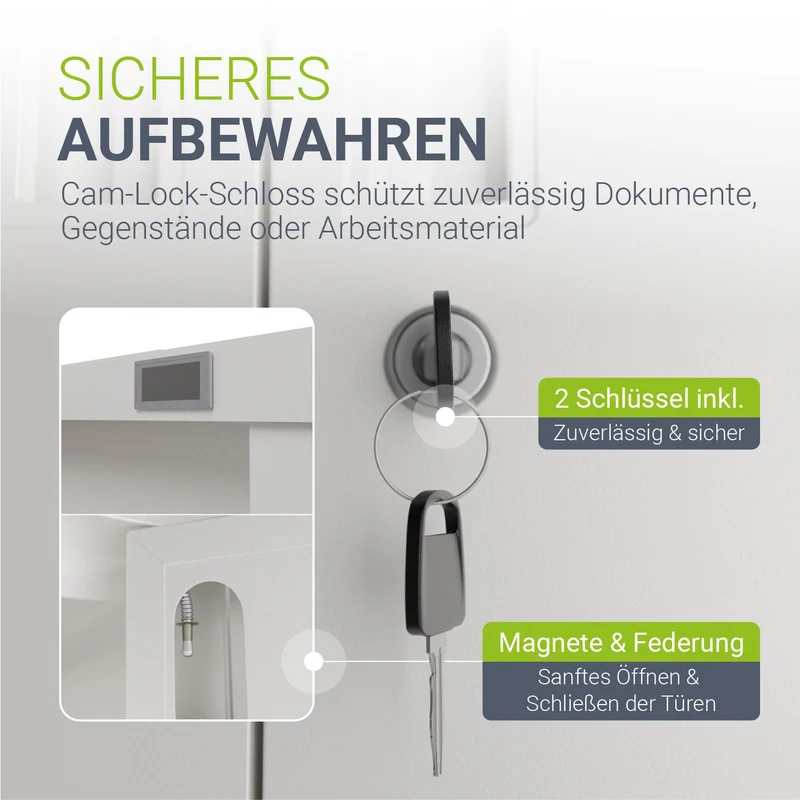 Aktenschrank aus Metall