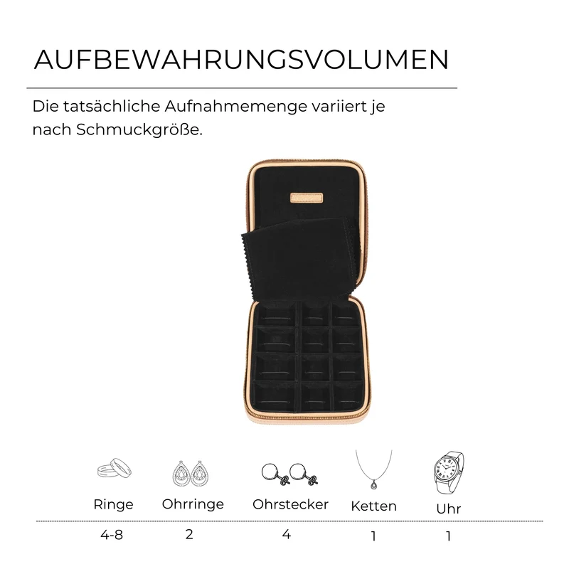 ASCOT Schmuck- und Uhrenetui