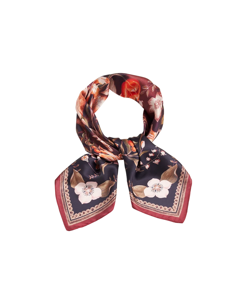 Aurora Tales Square Scarf in Peach