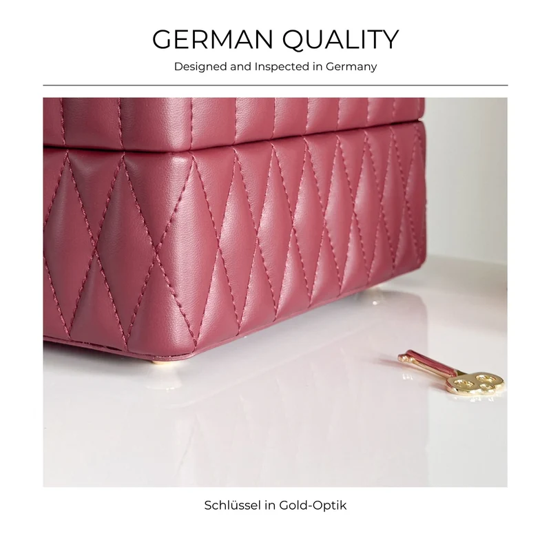SAPHIRA - Schmuckkasten aus Kunstleder