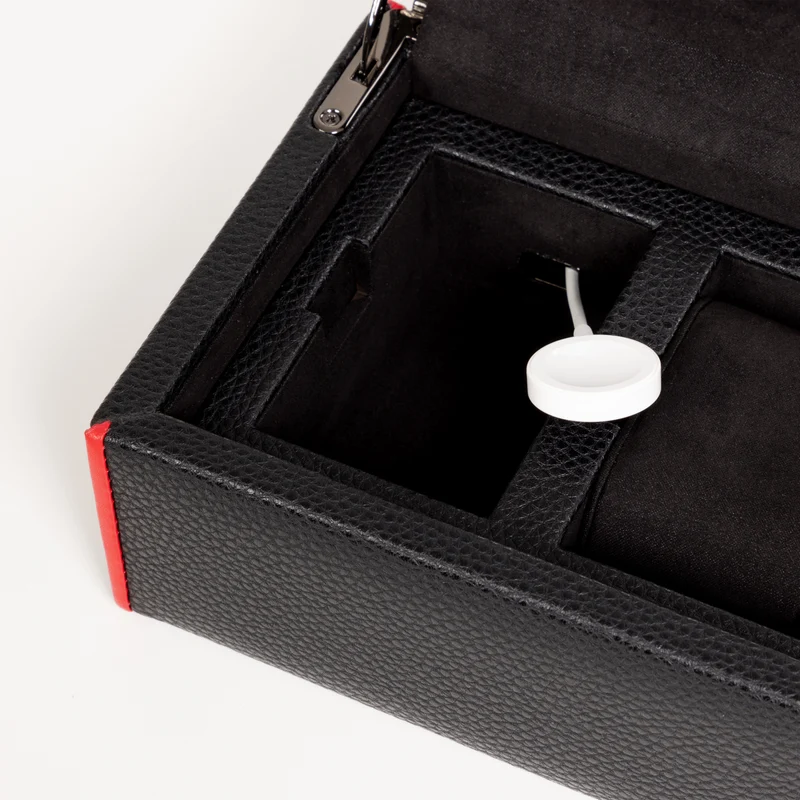 MARANELLO – 5er Uhrenbox - Genarbtes Vollrindleder