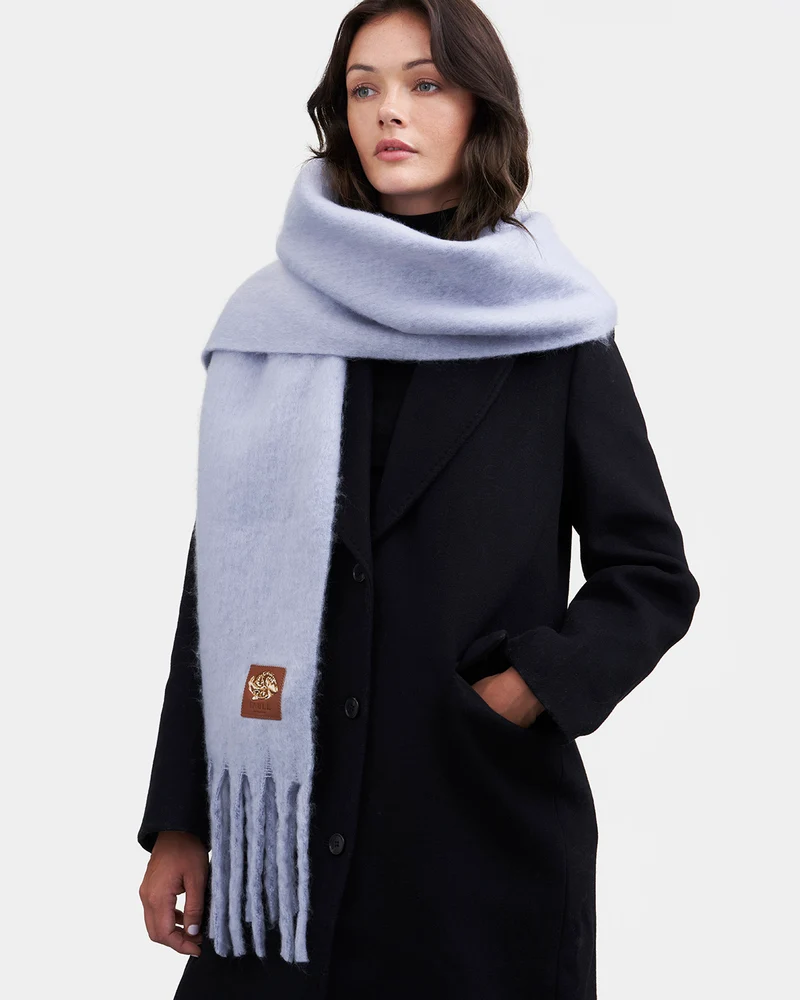 Boucle Scarf in Blue