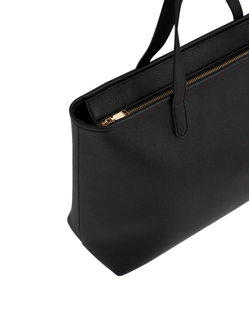 Laura Celestial Black Grab Tote