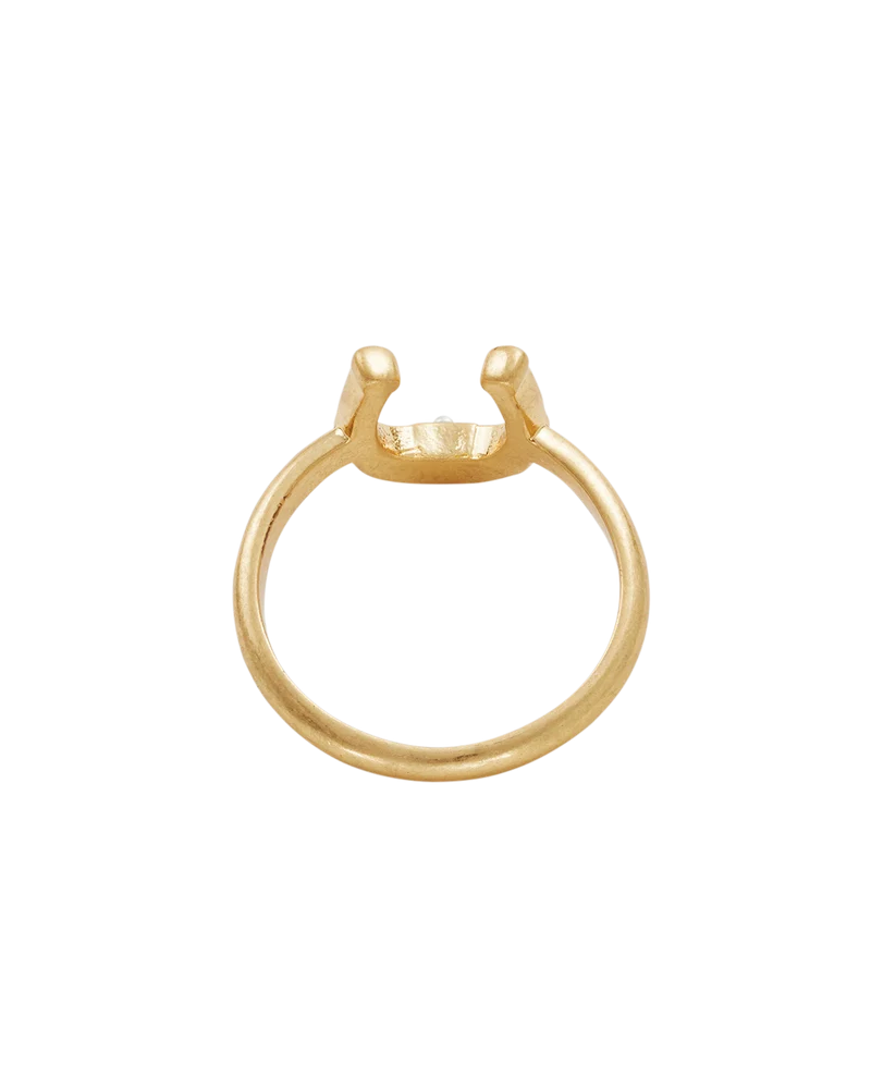 Lucky in Love Gold Ring