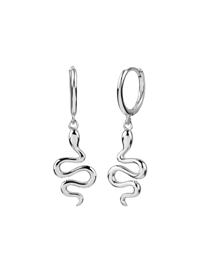 Sleek Snake Hoops