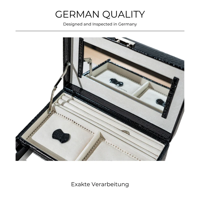 JOLIE Schmuckkästchen in Kroko Optik
