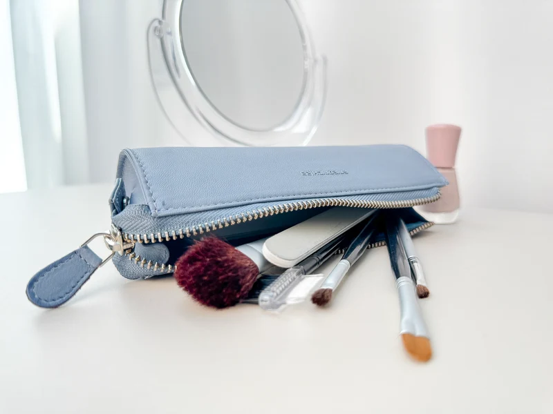 SIENNA Schmuckrolle Make-up Etui - Leder