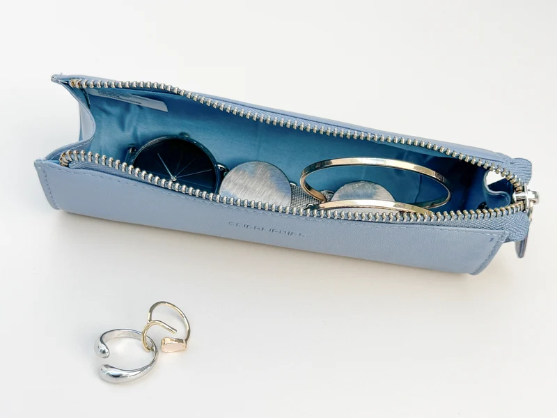 SIENNA Schmuckrolle Make-up Etui - Leder