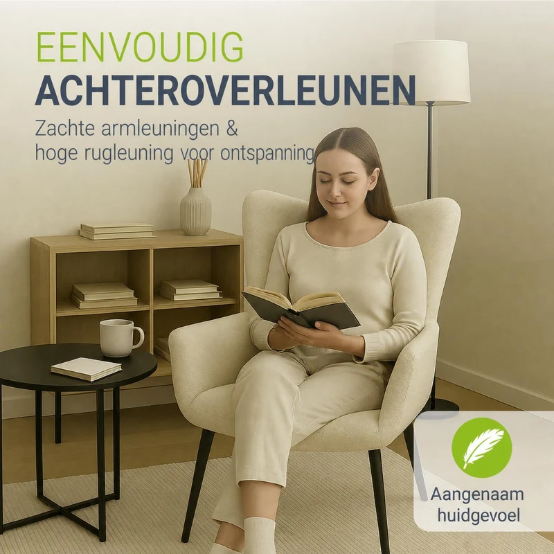 Ohrensessel mit optionalem Hocker Odense