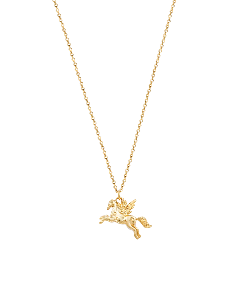 Gold Pegasus Necklace