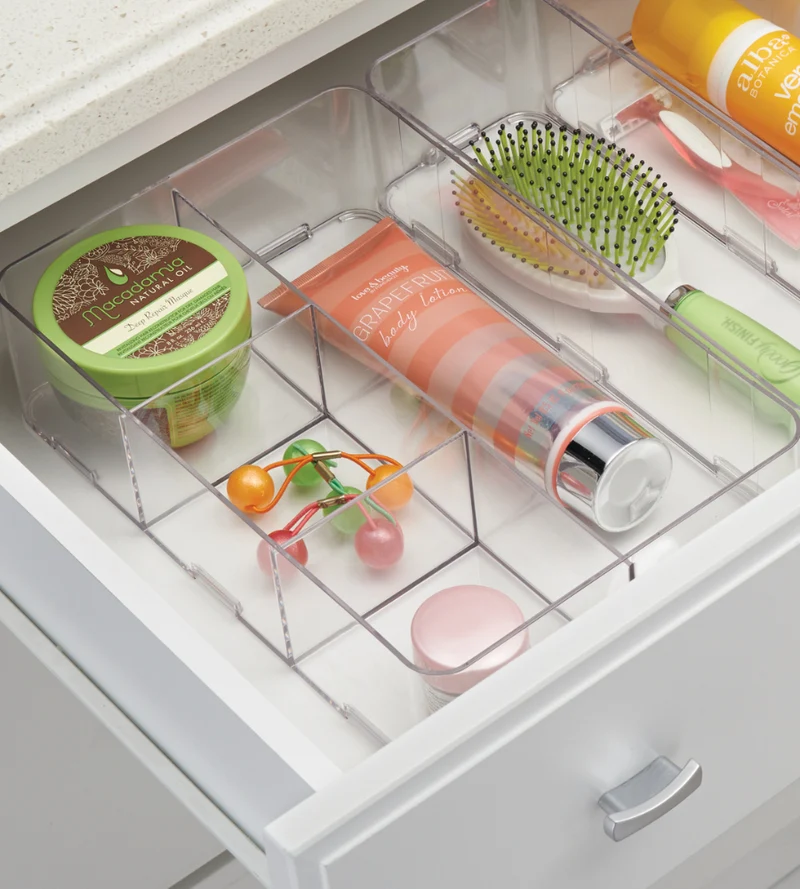 CLARITY Click-Organizer 4 Fächer - 30.5x21x7.6cm