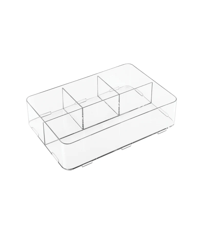 CLARITY Click-Organizer 4 Fächer - 30.5x21x7.6cm