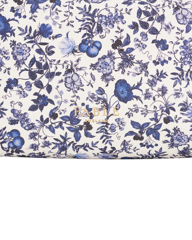 Blue Ditsy Pouch Small