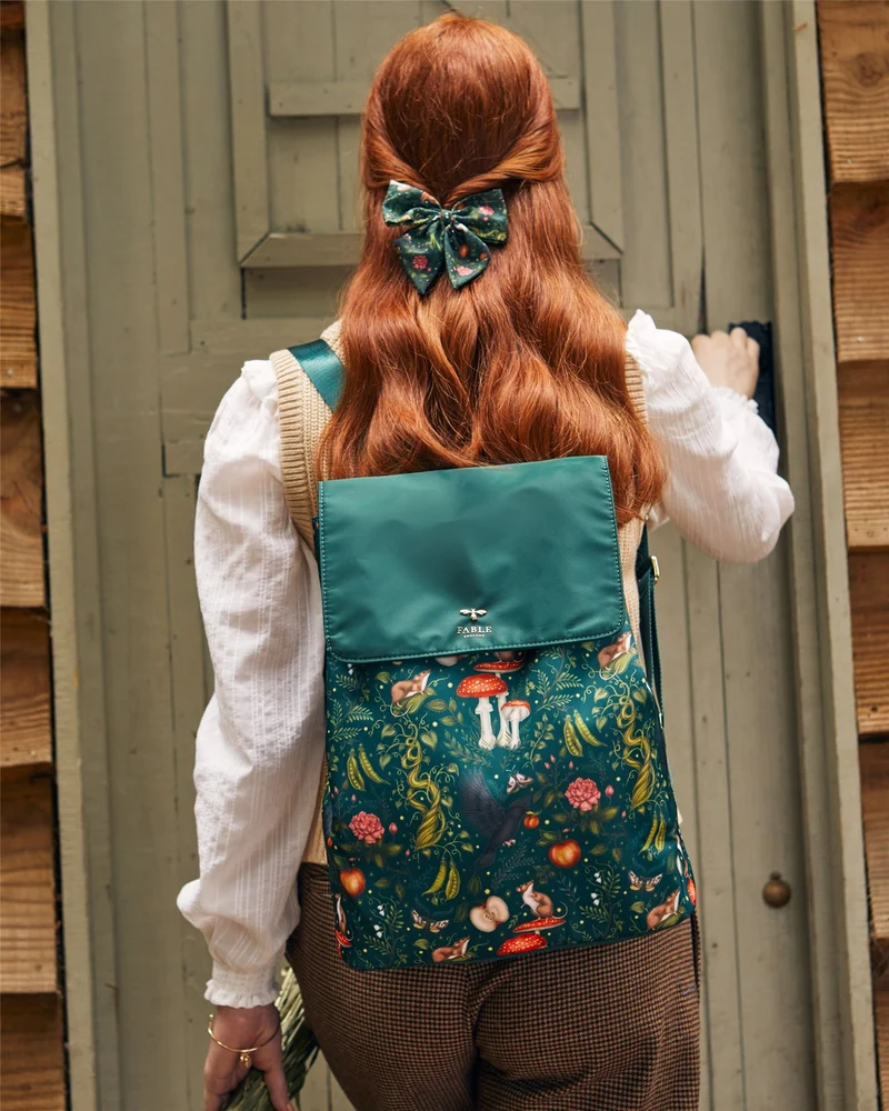 Green Catherine Rowe Into the Woods Backpack