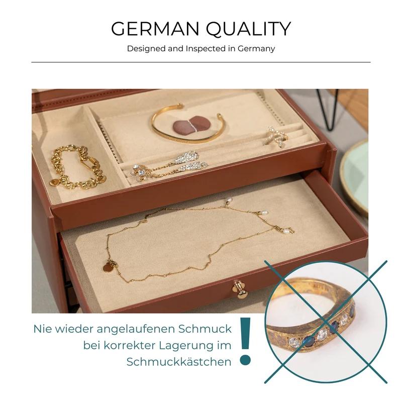 CORDOBA Schmuckkasten groß aus Leder