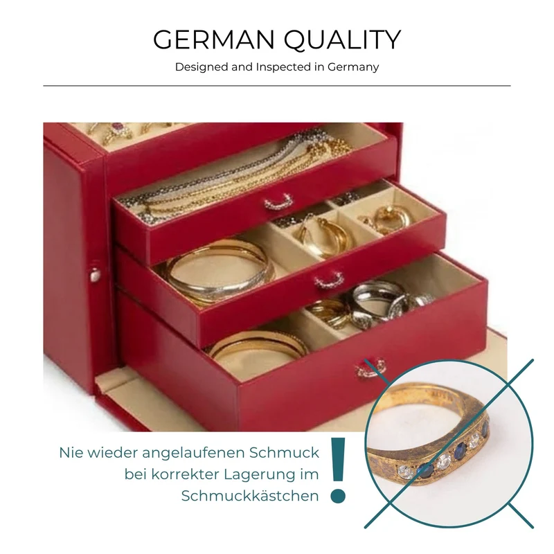 CORDOBA Schmuckkasten groß aus Leder