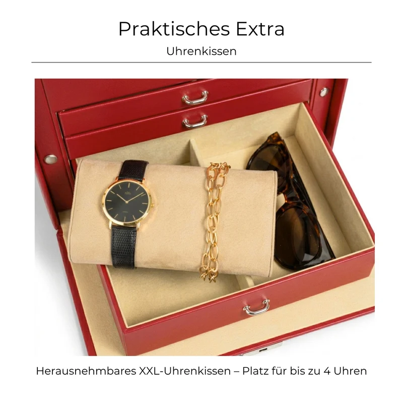 CORDOBA Schmuckkasten groß aus Leder